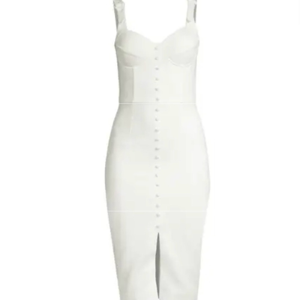 Lavish Alice Corset Detail Midi Dress